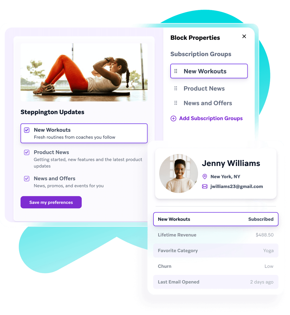 jenny williams is a subscribed member of steppington updates